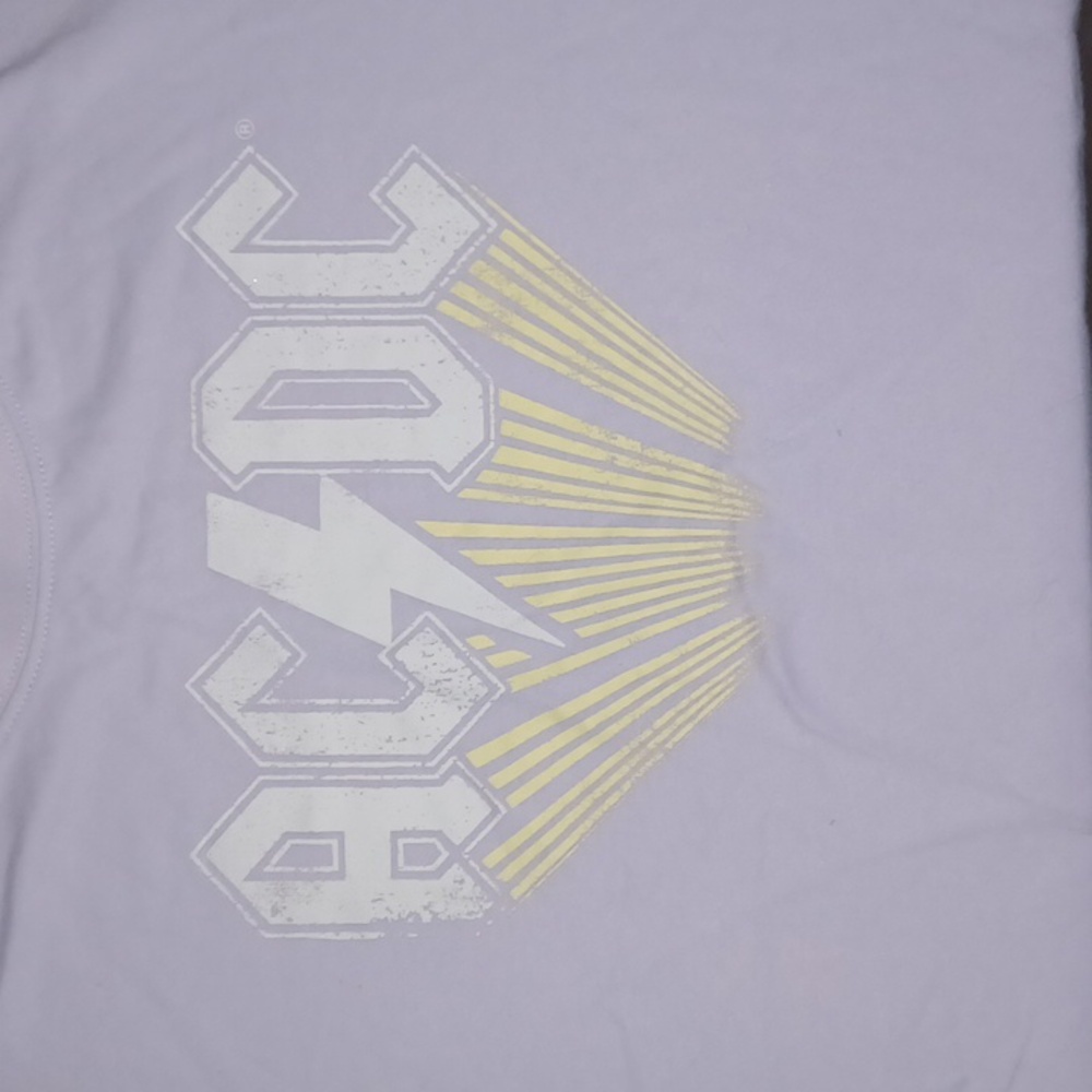 ACDC purple graphic tee